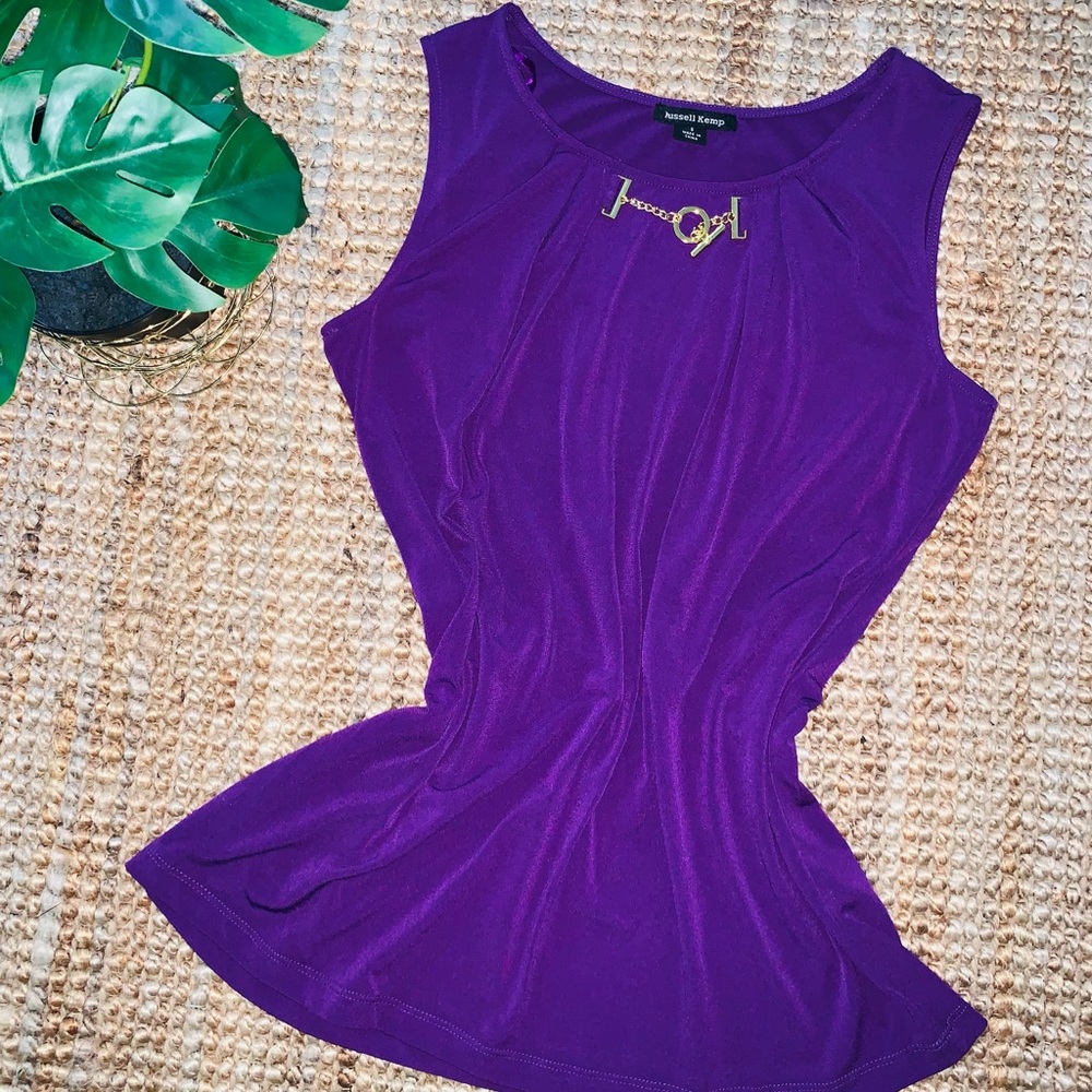 Russell Kemp Purple Blouse